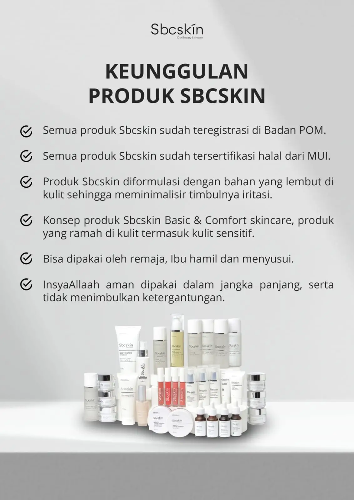keunggulan produk Sbcskin